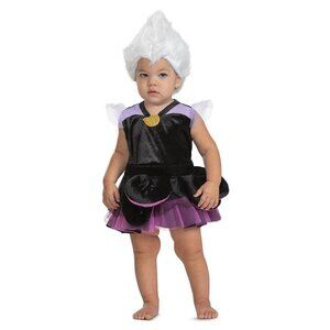NEW Baby Disney The Little Mermaid Ursula Halloween Costume Dress 12-18M